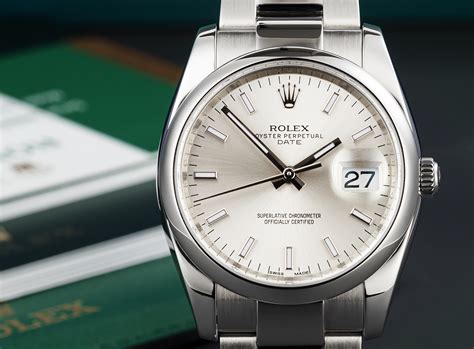 rolex watch oyster perpetual date 115200